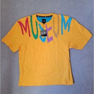 NOS The Museum - Fashion is Art Graphic Print Tee T Shirt Size L Original Tag